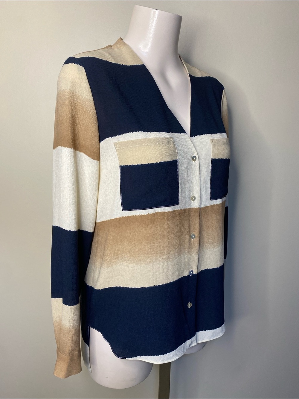 Joseph Ribkoff semi sheer blouse
